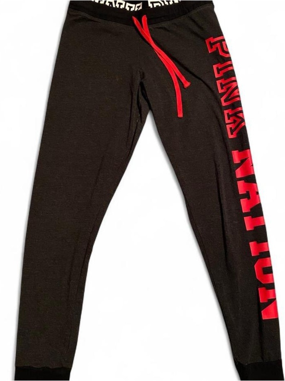 Victoria's Secret Yoga Joggers with Red PINK NATION Logo